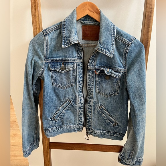 Vintage Freepeople Levi’s Denim Jacket xsmall - Picture 1 of 4